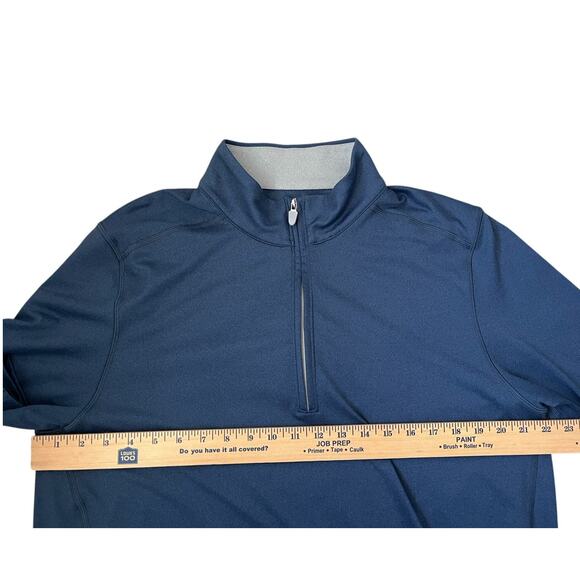 Brooks Brothers Performance Pullover Long Sleeve Preppy Navy Office Mens Large - Picture 7 of 10